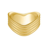 Bohomoon Stainless Steel Kenzie Ring