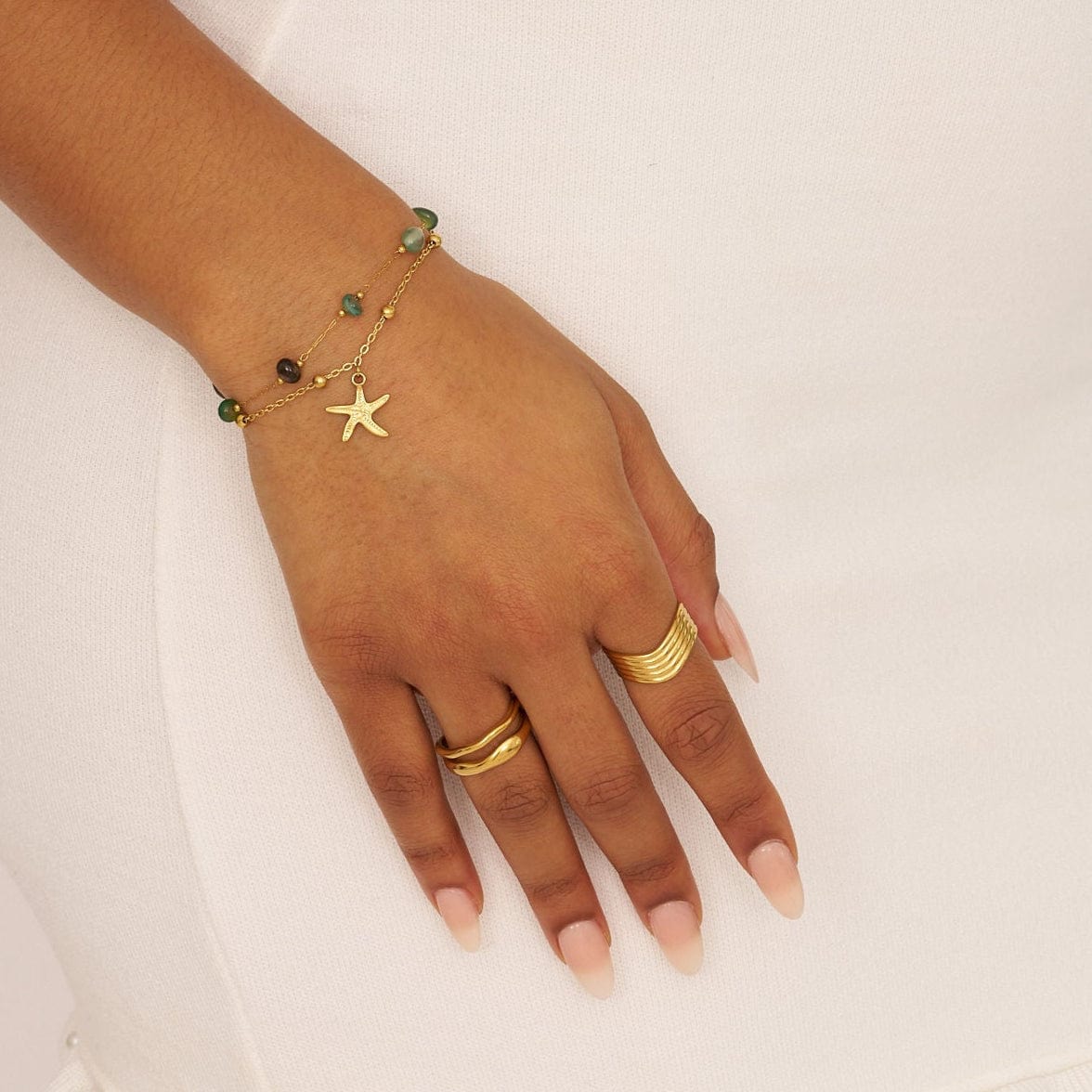 Bohomoon Stainless Steel Khloe Starfish Bracelet