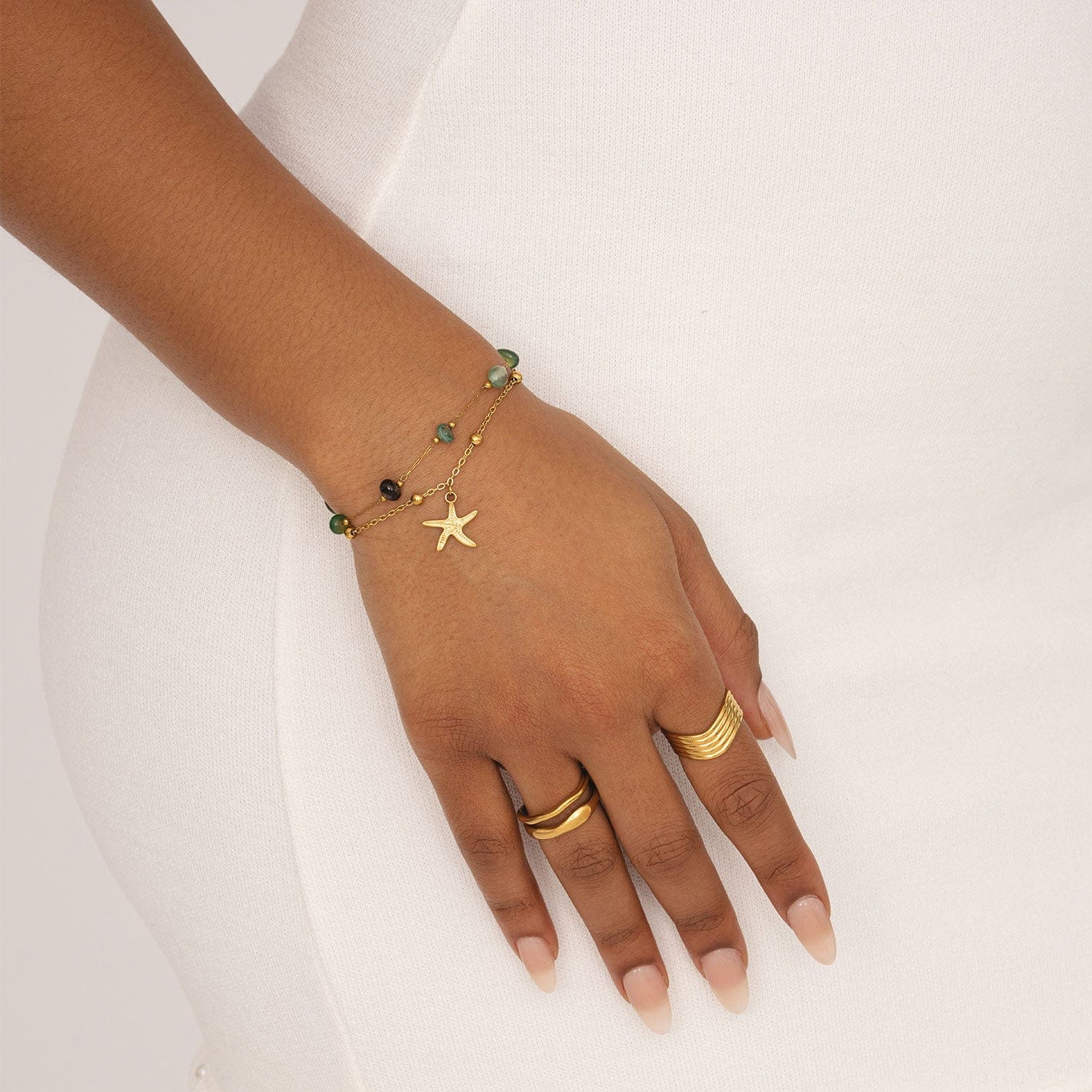 Bohomoon Stainless Steel Khloe Starfish Bracelet