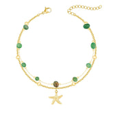 Bohomoon Stainless Steel Khloe Starfish Anklet