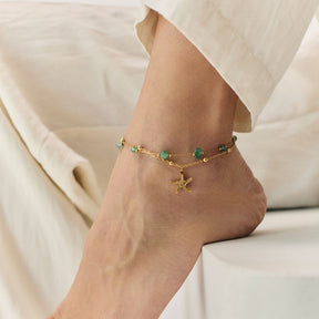 Bohomoon Stainless Steel Khloe Starfish Anklet
