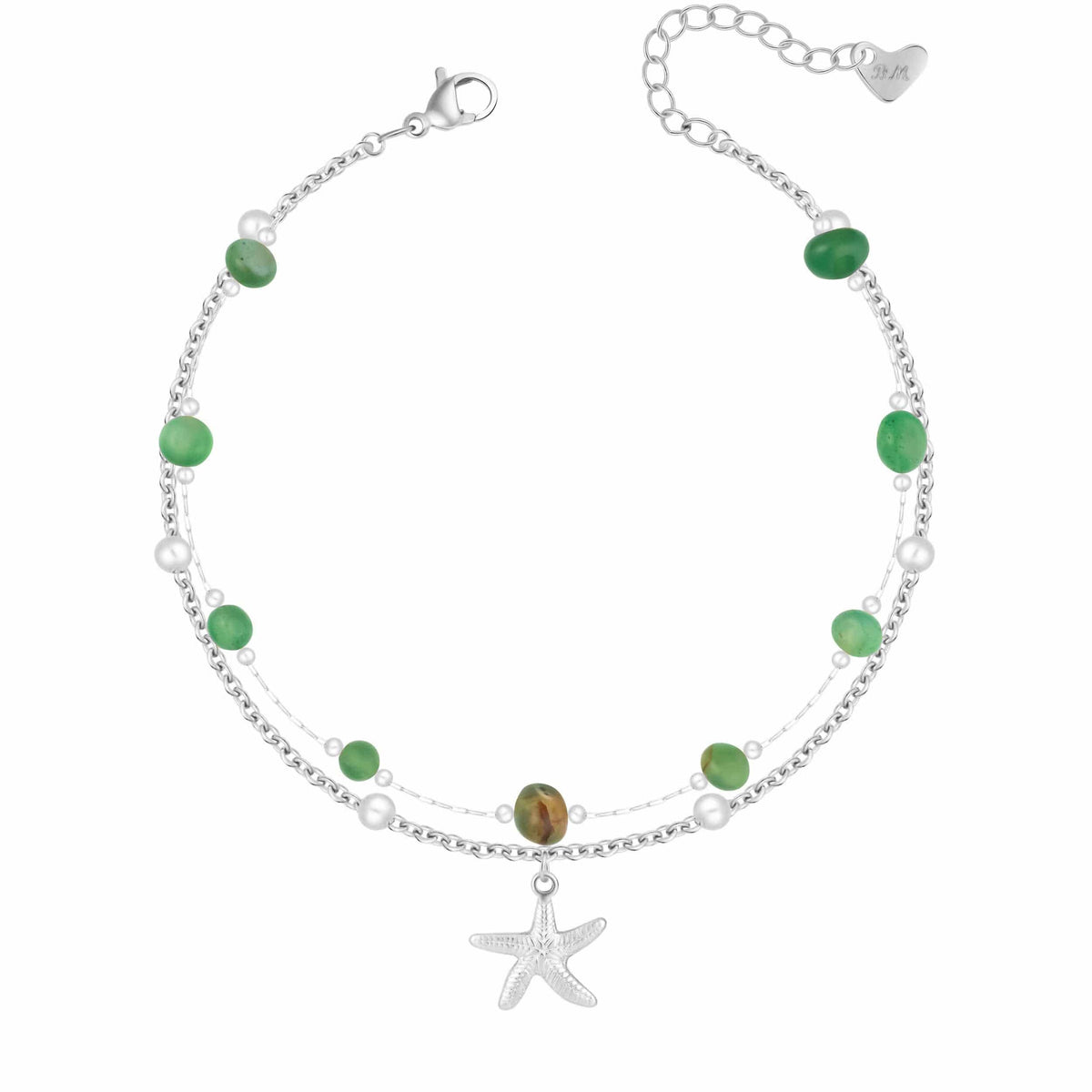 Bohomoon Stainless Steel Khloe Starfish Anklet