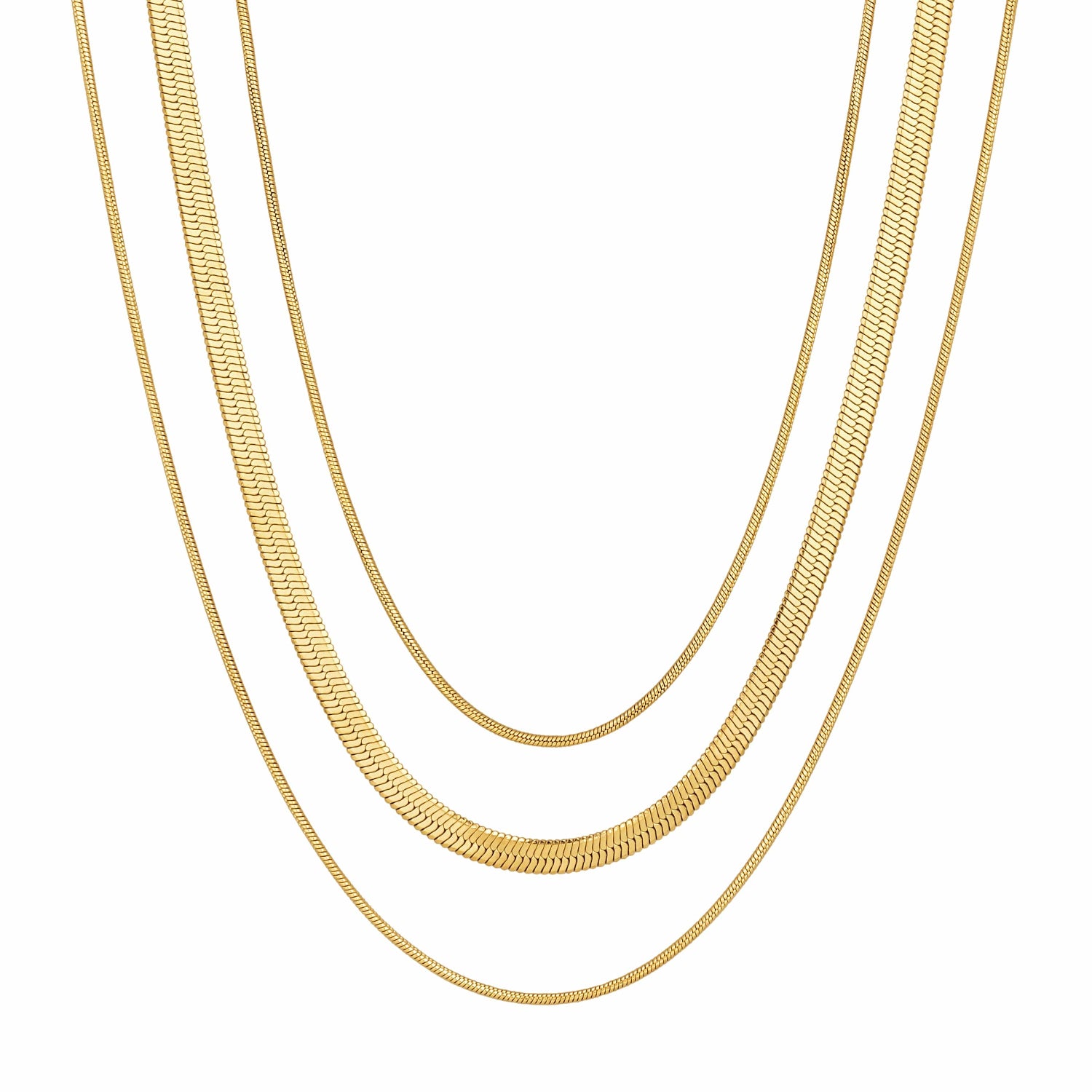 Bohomoon Stainless Steel Kiana Layered Necklace