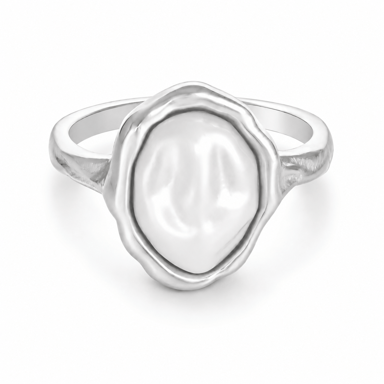 Bohomoon Stainless Steel Kira Pearl Ring