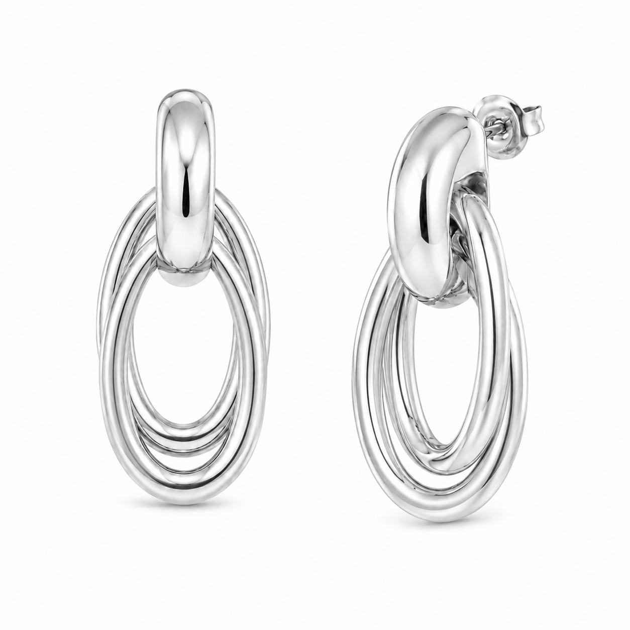 Bohomoon Stainless Steel Kitty Stud Earrings