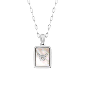 BohoMoon Stainless Steel Labyrinth Zodiac Necklace