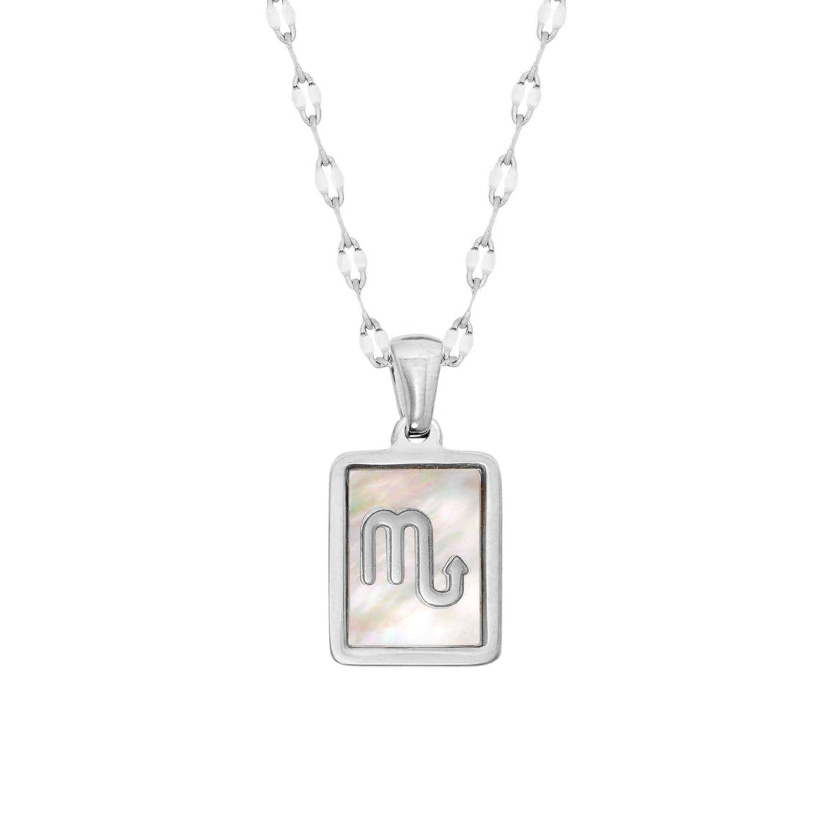 BohoMoon Stainless Steel Labyrinth Zodiac Necklace