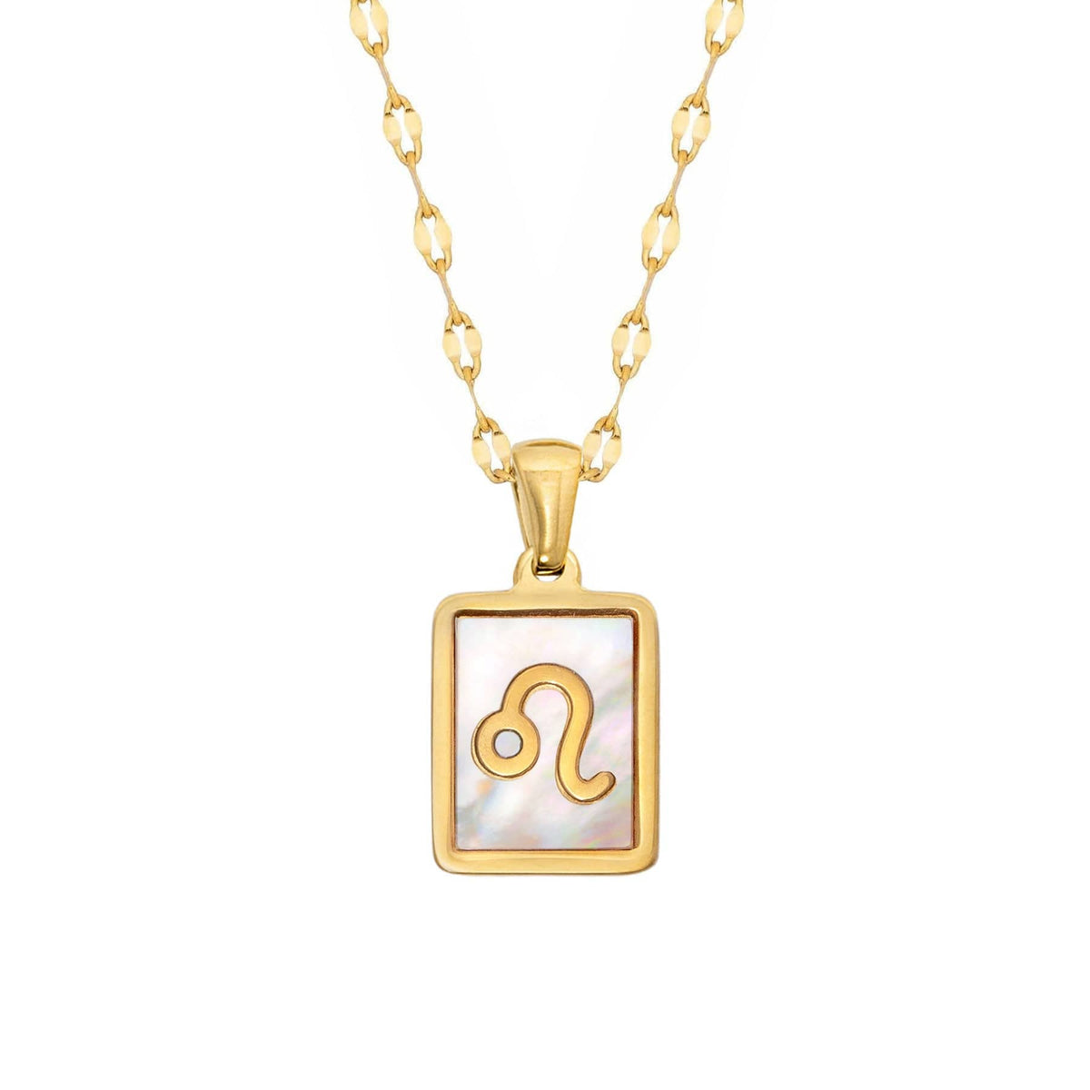 BohoMoon Stainless Steel Labyrinth Zodiac Necklace