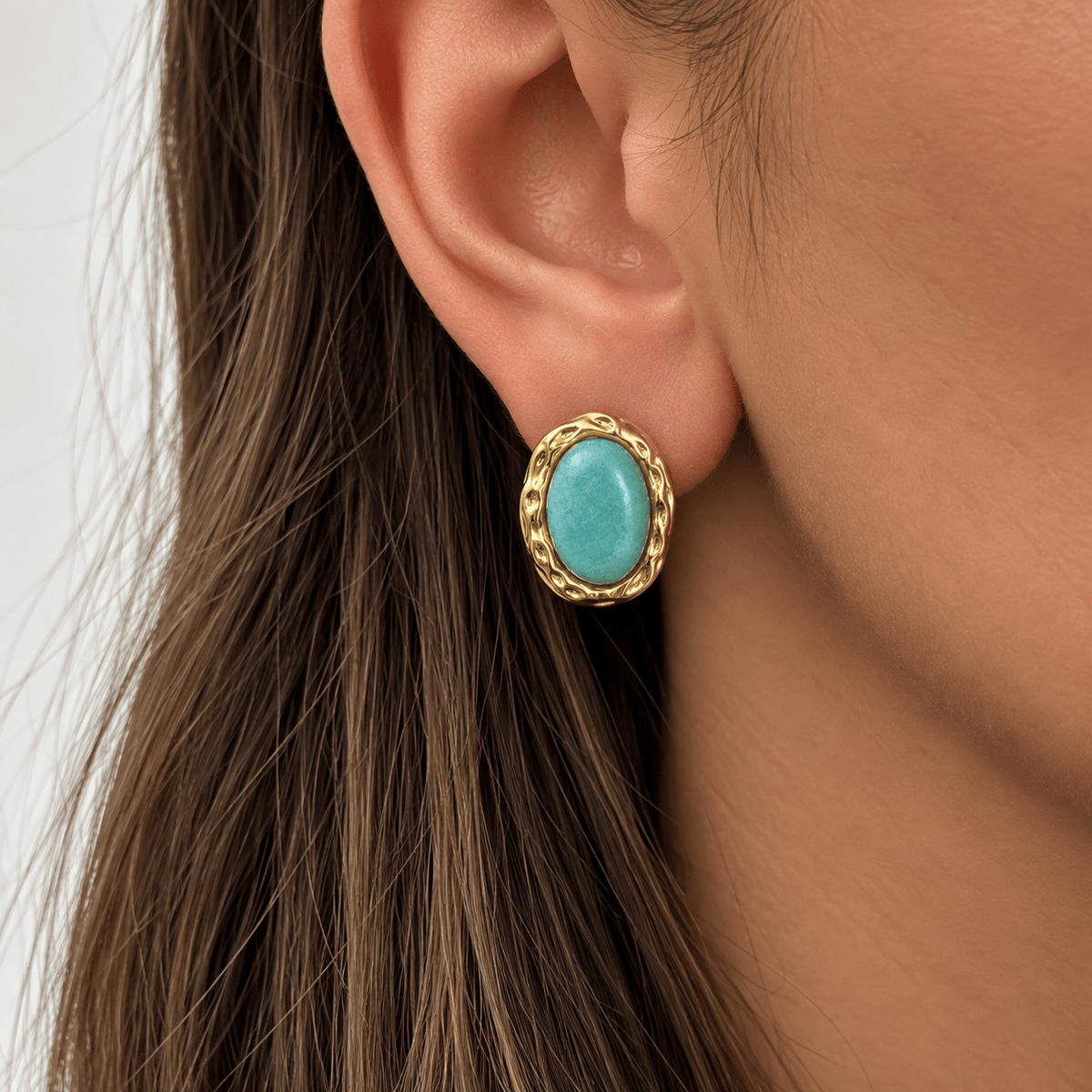 Bohomoon Stainless Steel Lagoon Stud Earrings