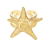 Bohomoon Stainless Steel Lani Starfish Ring