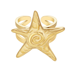 Bohomoon Stainless Steel Lani Starfish Ring