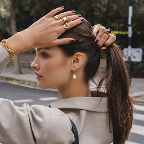 Bohomoon Stainless Steel Larissa Hoop Earrings