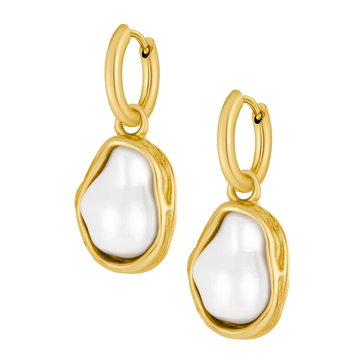 Bohomoon Stainless Steel Larissa Hoop Earrings