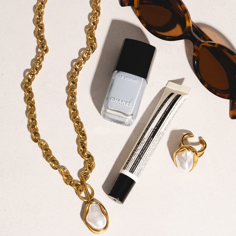Bohomoon Stainless Steel Laurel Pearl Ring