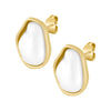 Bohomoon Stainless Steel Laurel Stud Earrings