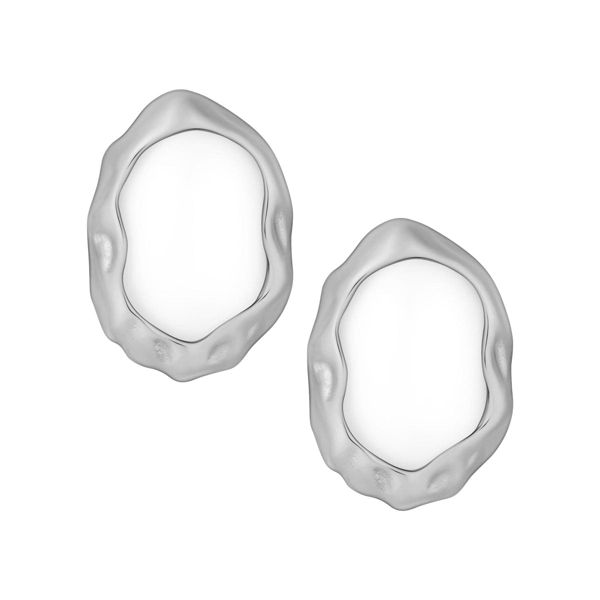 Bohomoon Stainless Steel Laurel Stud Earrings
