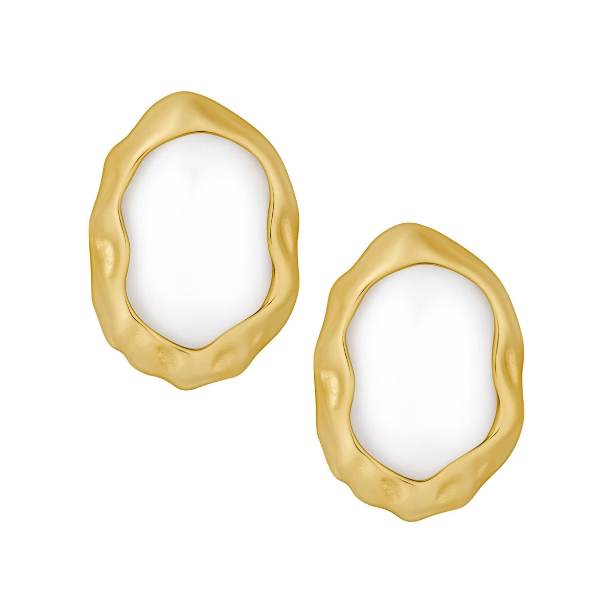 Bohomoon Stainless Steel Laurel Stud Earrings