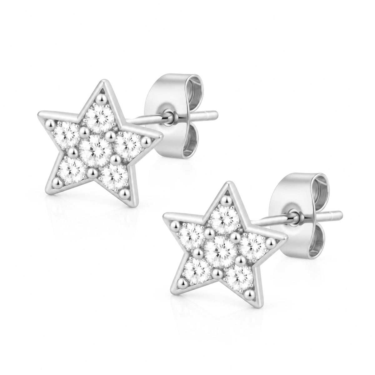 Bohomoon Stainless Steel Leia Star Stud Earrings