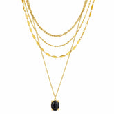 Bohomoon Stainless Steel Lennon Layered Necklace