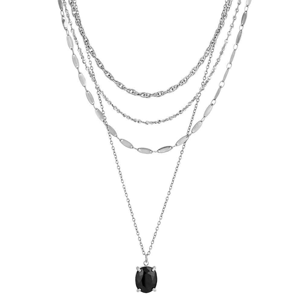 Bohomoon Stainless Steel Lennon Layered Necklace