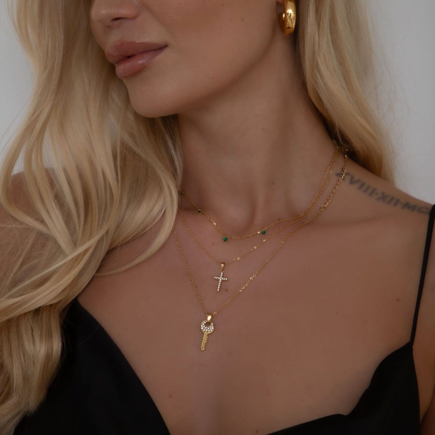 BohoMoon Stainless Steel Leonie Necklace Gold