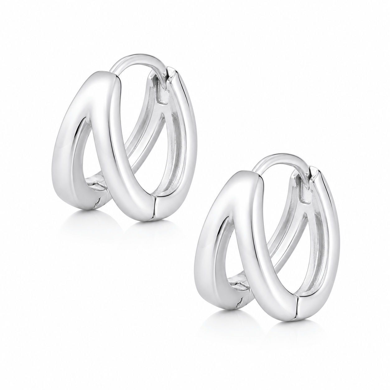 Bohomoon Stainless Steel Liana Hoop Earrings