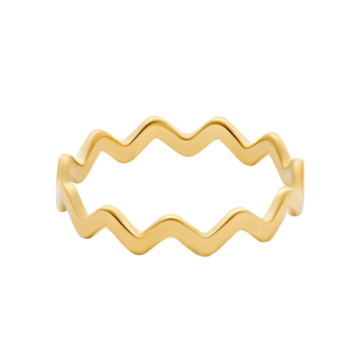 BohoMoon Stainless Steel Libby Ring Gold / US 4 / UK H / EUR 46 / (xxsmall)