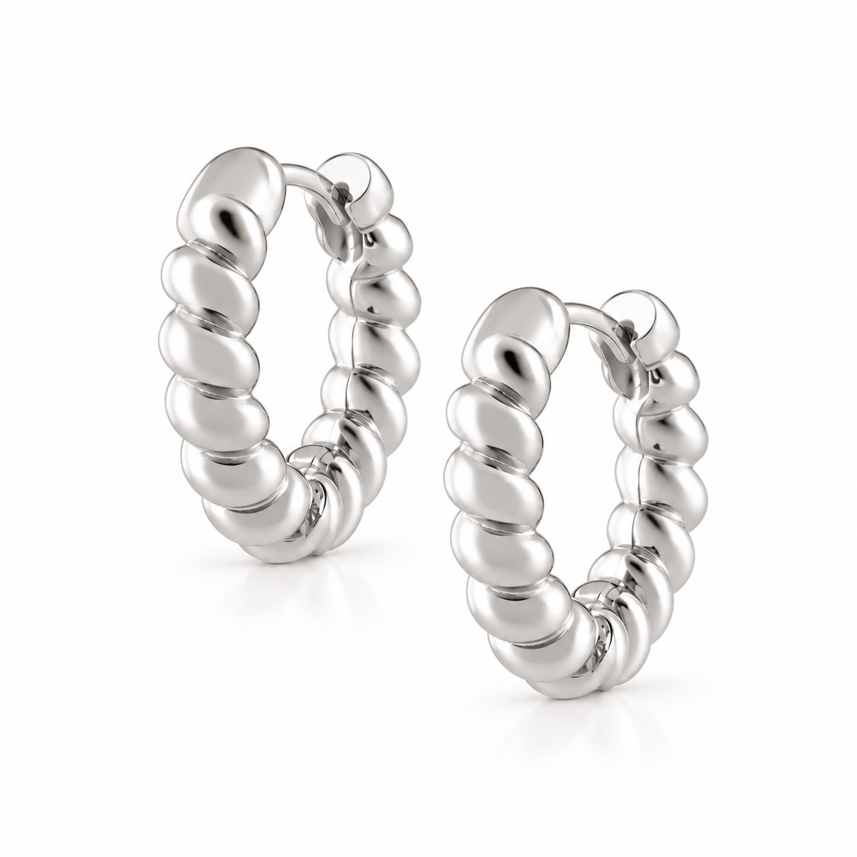 Bohomoon Stainless Steel Liberty Hoop Earrings