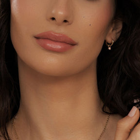 Bohomoon Stainless Steel Lillian Opal Hoop Earrings
