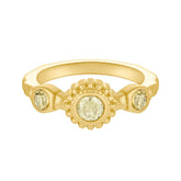 Bohomoon Stainless Steel Lime Ring