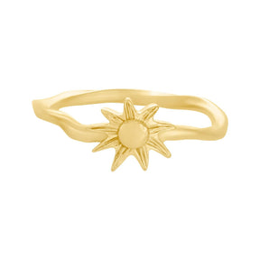 Bohomoon Stainless Steel Lisbon Sun Ring