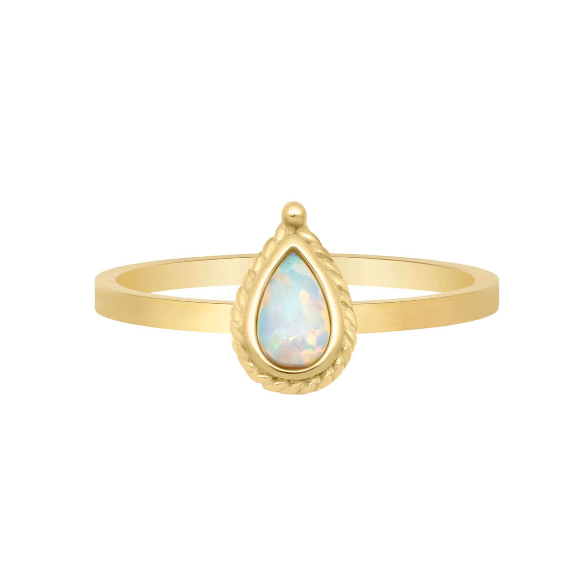 Bohomoon Stainless Steel Lois Opal Ring