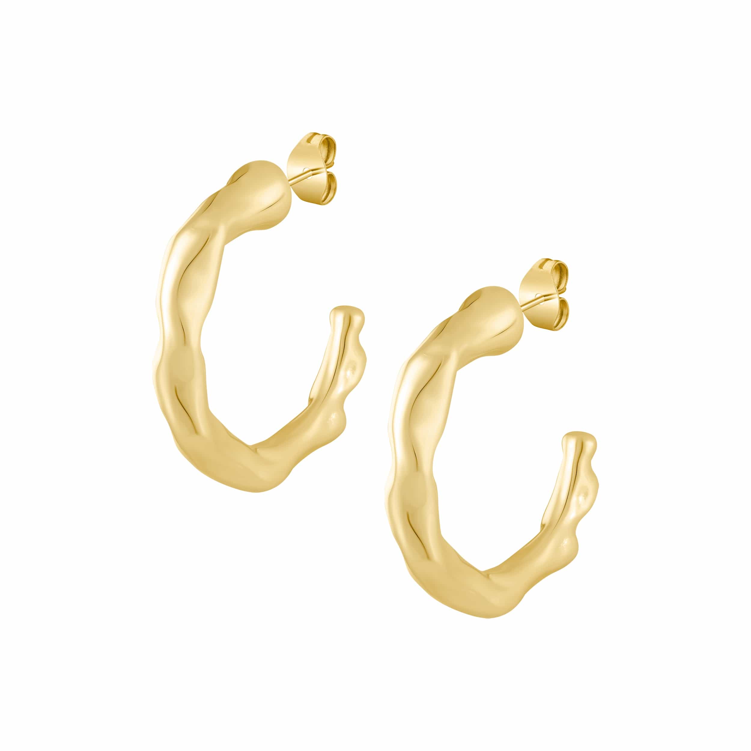 Bohomoon Stainless Steel Loren Hoop Earrings