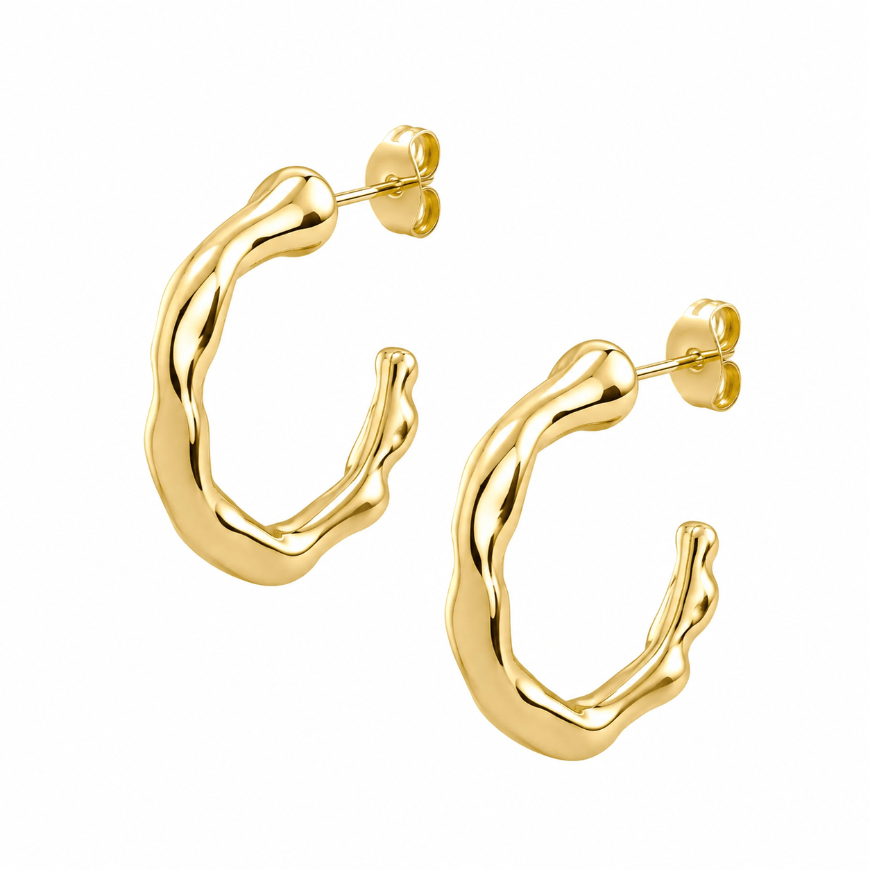 Bohomoon Stainless Steel Loren Hoop Earrings