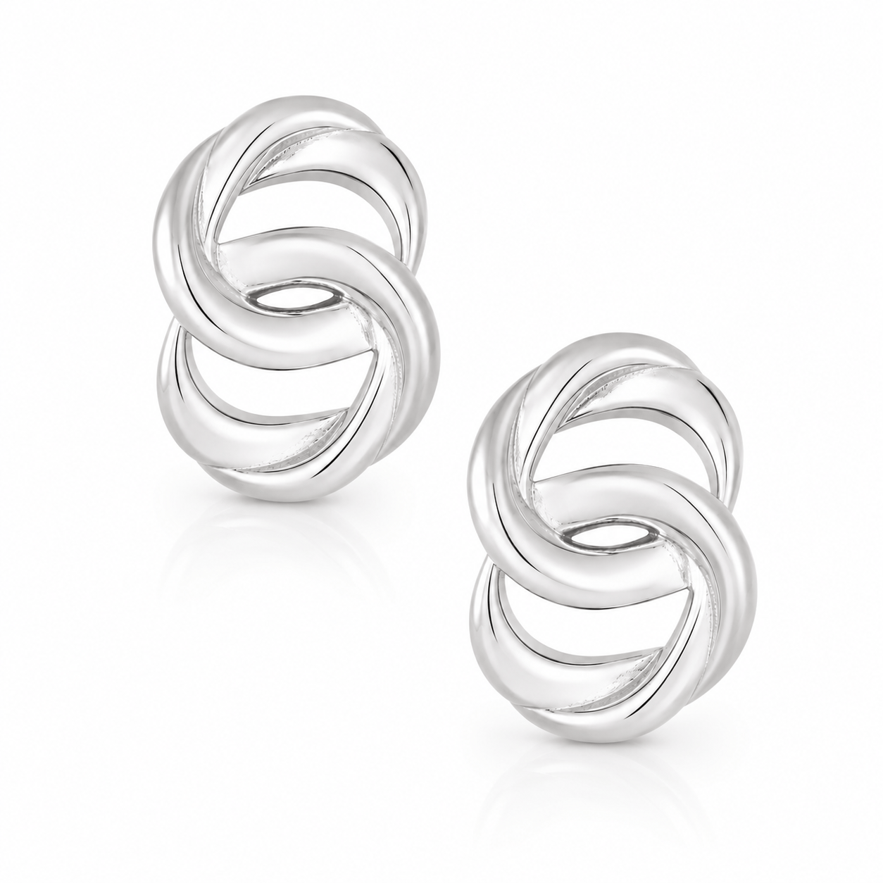 Bohomoon Stainless Steel Lotus Stud Earrings