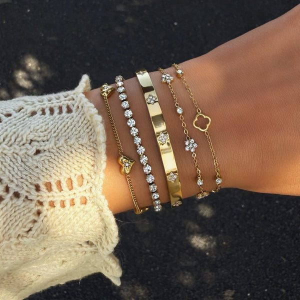 Bohomoon Stainless Steel Louise Tennis Bracelet