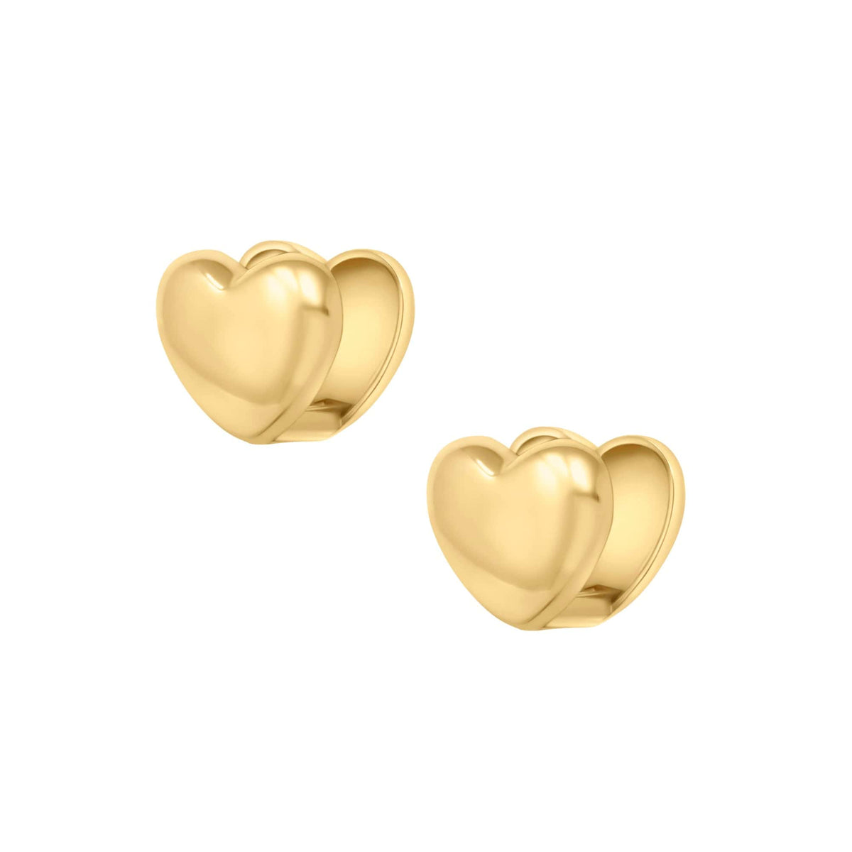 BohoMoon Stainless Steel Lovebug Stud Earrings Gold