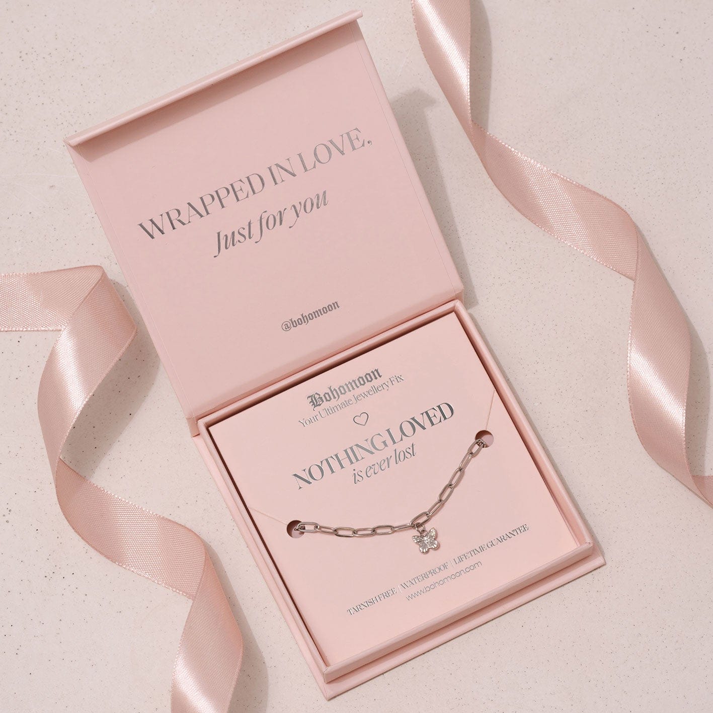 Bohomoon Stainless Steel Loved Not Lost Bracelet