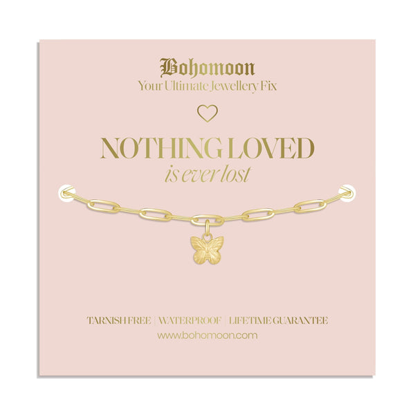 Bohomoon Stainless Steel Loved Not Lost Bracelet