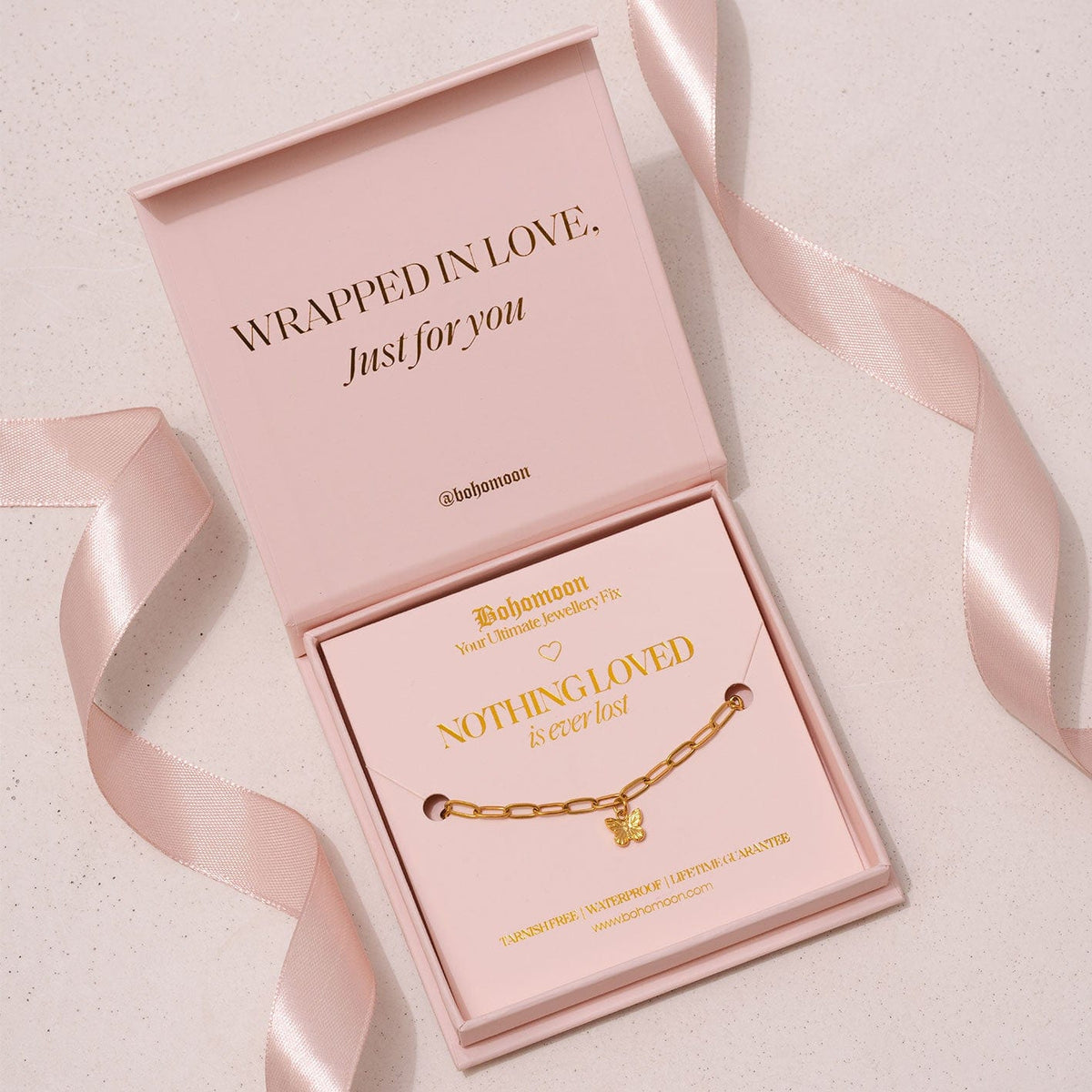 Bohomoon Stainless Steel Loved Not Lost Bracelet