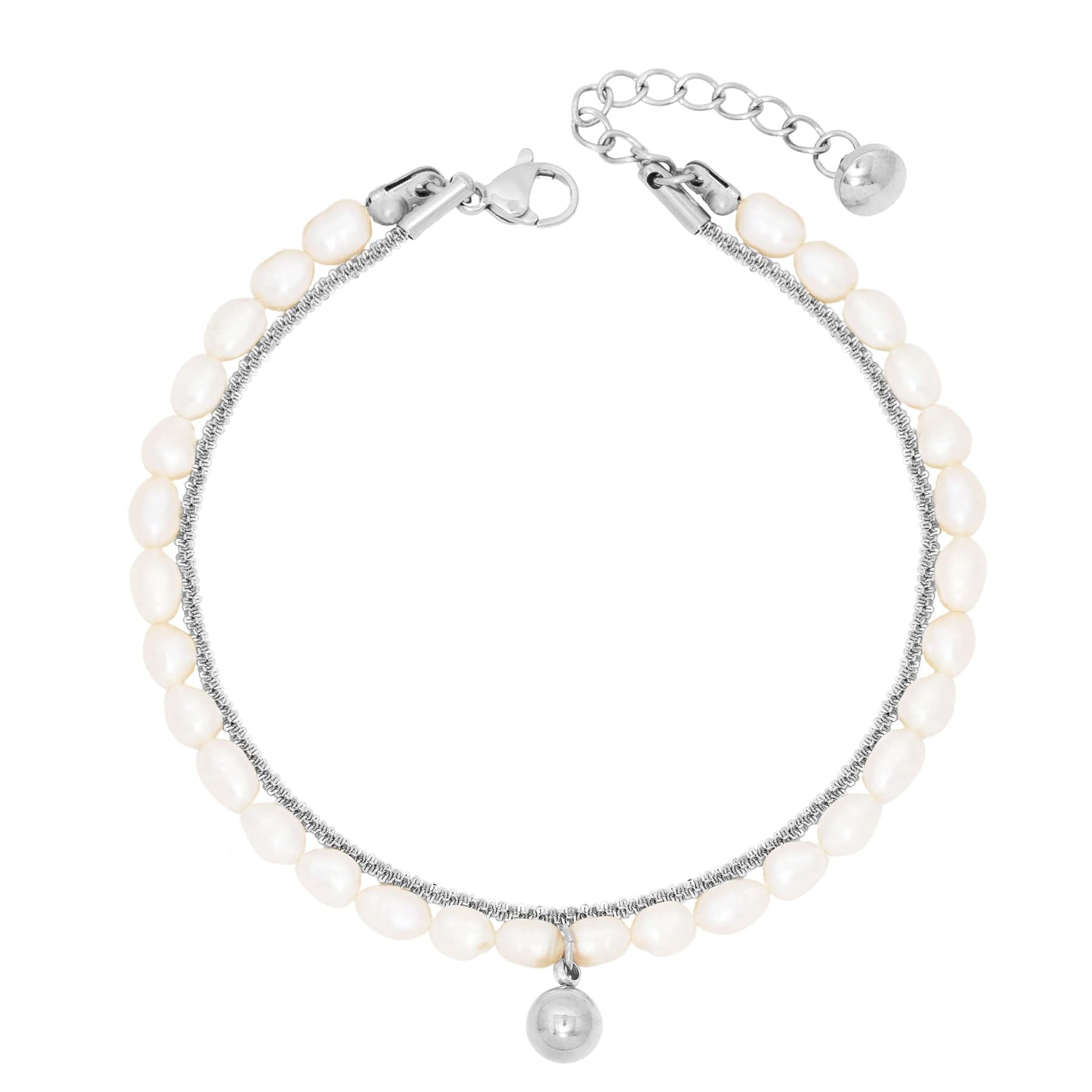BohoMoon Stainless Steel Lover Pearl Bracelet