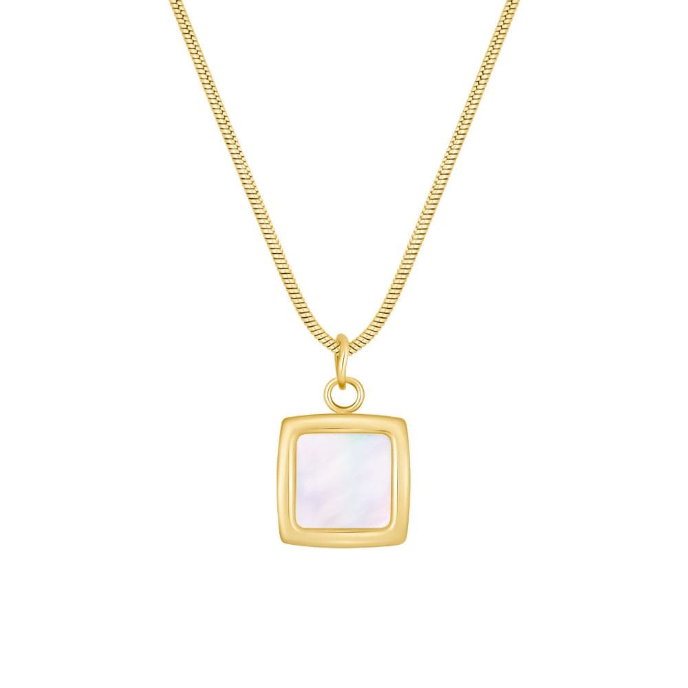 Bohomoon Stainless Steel Luanne Pearl Necklace