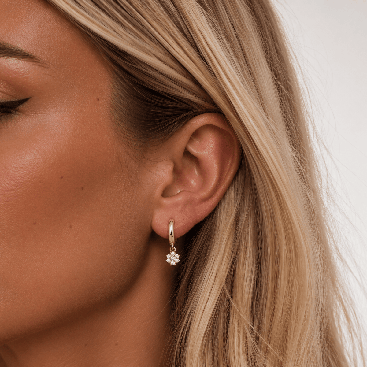 Bohomoon Stainless Steel Lucia Hoop Earrings