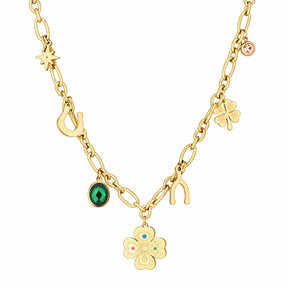 Bohomoon Stainless Steel Lucky Girl Syndrome Necklace