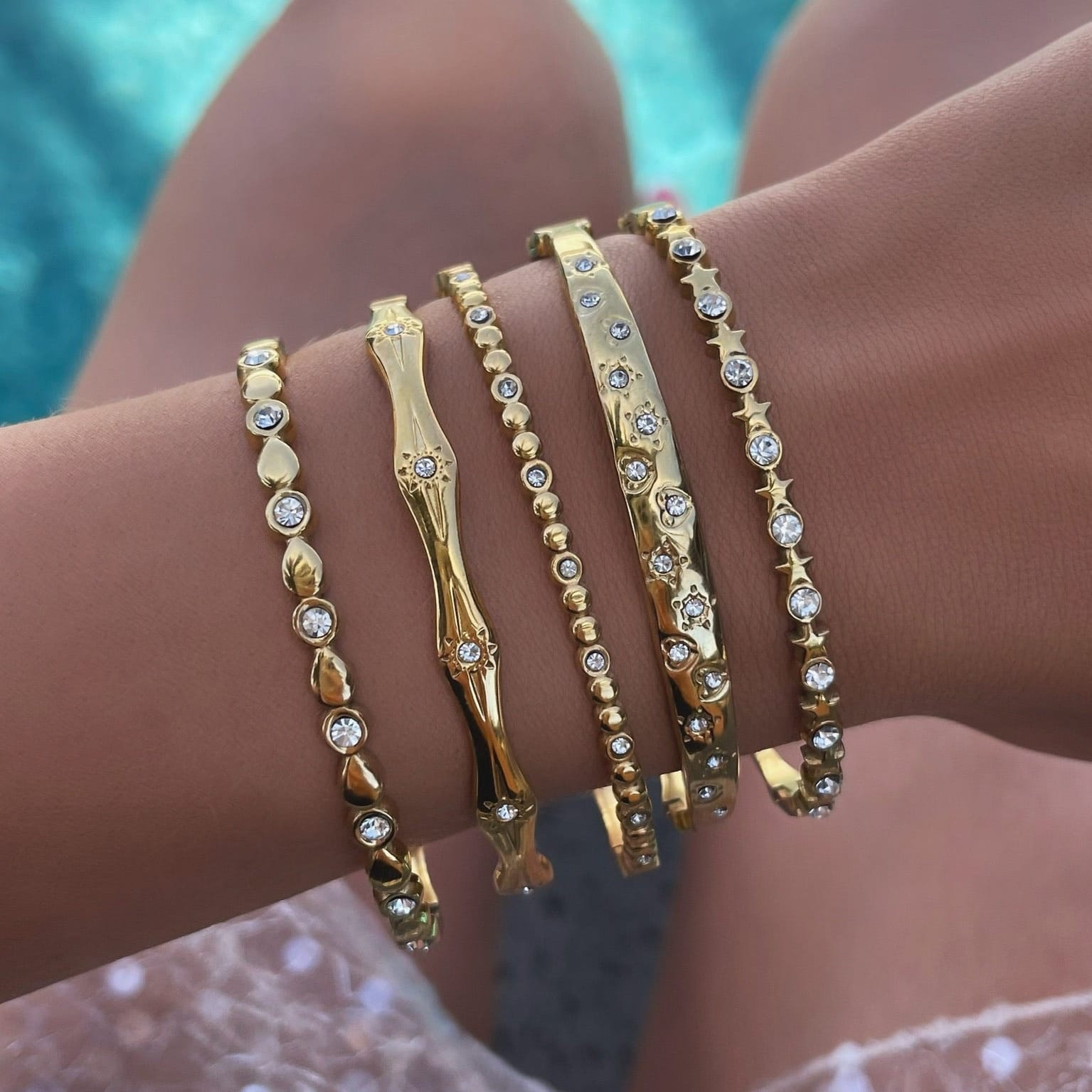 Bohomoon Stainless Steel Lunar Bracelet