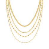 Bohomoon Stainless Steel Luva Layered Necklace