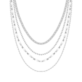 Bohomoon Stainless Steel Luva Layered Necklace