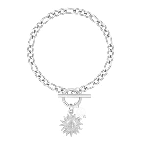 Bohomoon Stainless Steel Lux Pearl TBar Bracelet