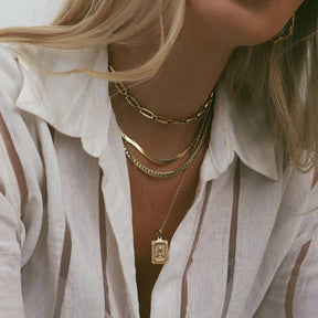 BOHOMOON Stainless Steel Luxe Initial Necklace