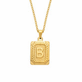 BOHOMOON Stainless Steel Luxe Initial Necklace Gold / A